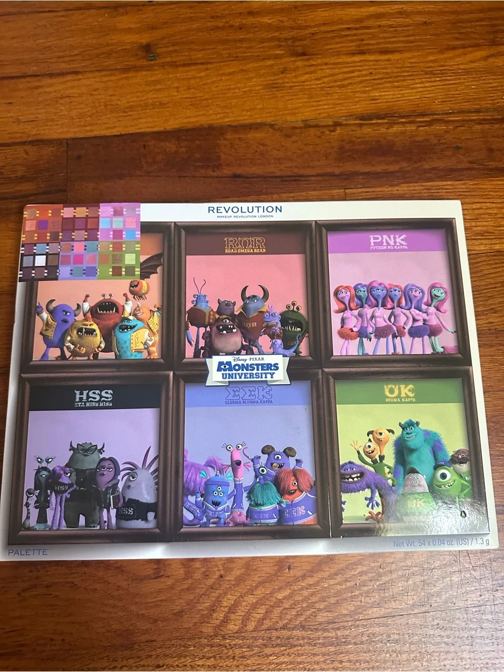 Disney Pixar Monsters University X Revolution Shadow Palette - 54 Shades Jumbo